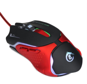 black and red mouse